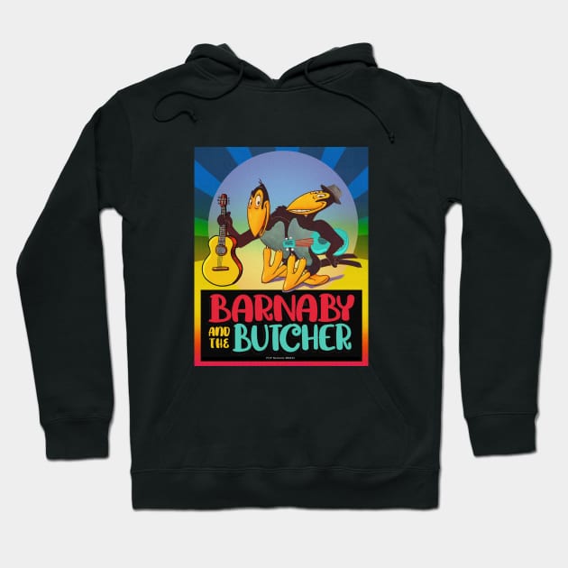 Barnaby and the Butcher (Heckle & Jeckle) Hoodie by LittleCloudSongs